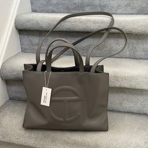 Telfar Medium Grey Shopper